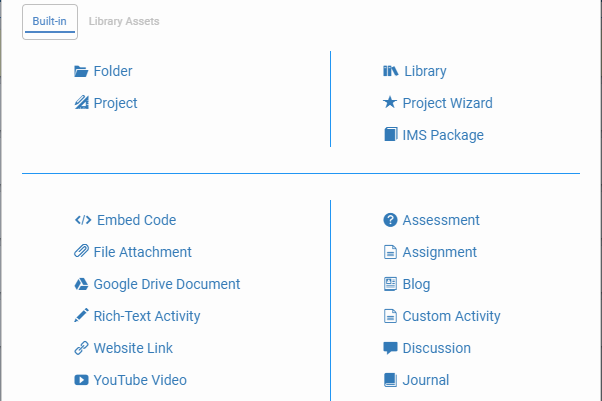 Every item affords the ability to differentiate instruction with the group setup feature.