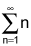 the summation from n equals 1 to infinity of n