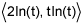 components 2 times the natural log of t, t times the natural log of t