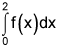 the integral from 0 to 2 of of x, dx