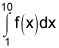 the integral from 1 to 10 of f of x dx